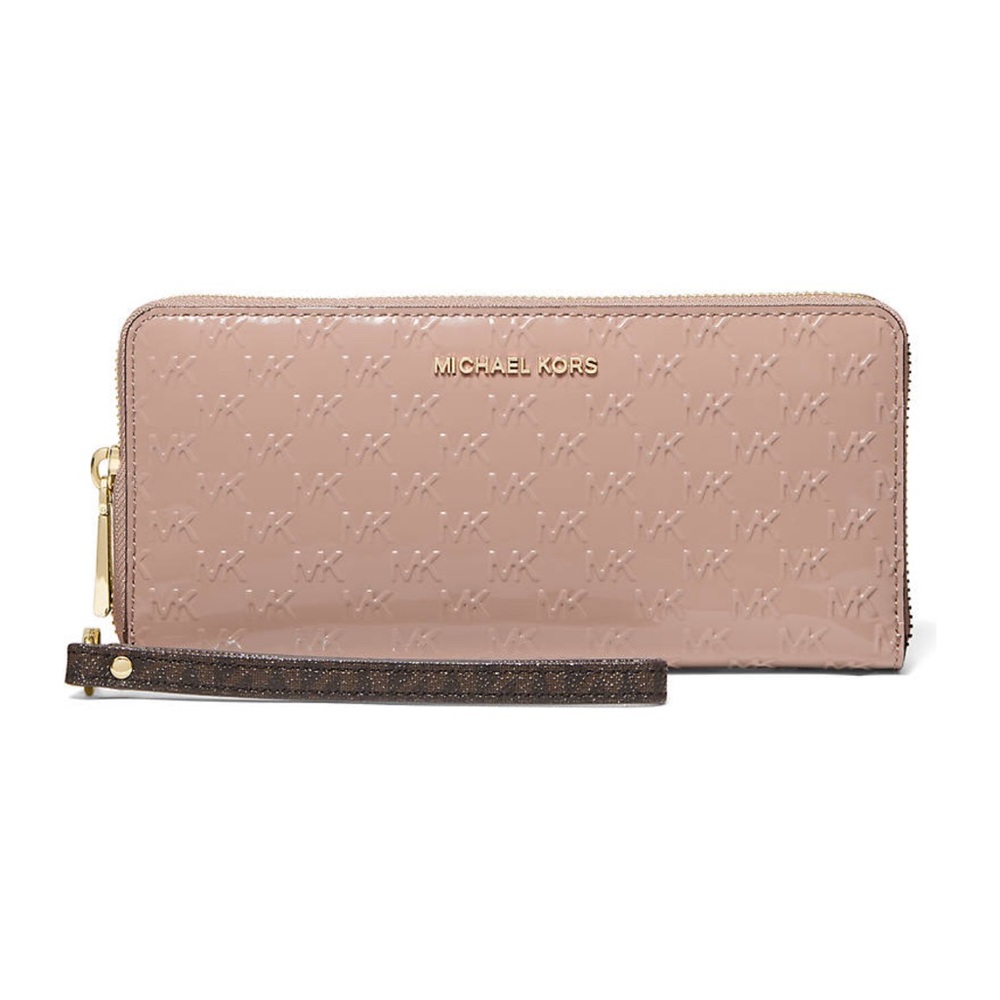 MICHAEL Michael Kors Jet Set Travel Continental Wallet In Fawn NWT
